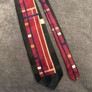 Halston Heritage Multicolor Geometric Tie